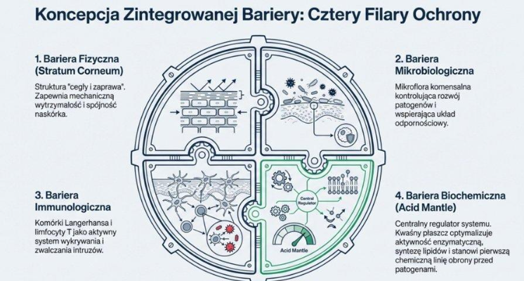Ryc. 1. Koncepcja Zintegrowanej Bariery: Cztery Filary Ochrony